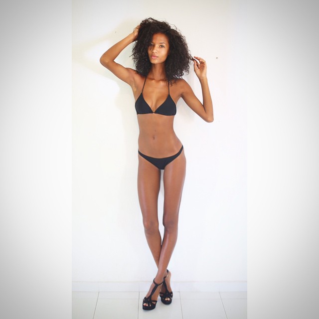 Ariela Oliveira in a bikini