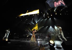 Selena Gomez performing at the Gexa Energy Pavillion in Dallas August 31, 2011 