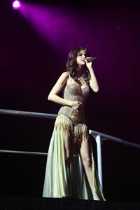 Selena Gomez performing at Bethel Woods Art Center in New York August 05, 2011 