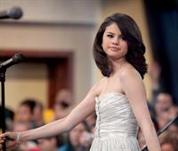 Selena Gomez on the Good Morning America show in New York City, February 11, 2010