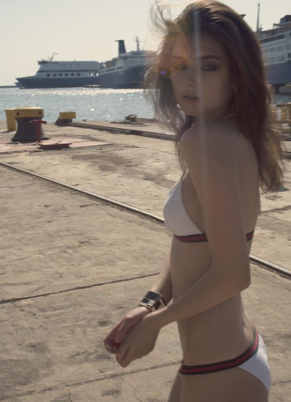 Vika Levina in a bikini