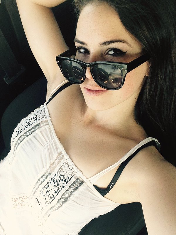 Alexis Young taking a selfie