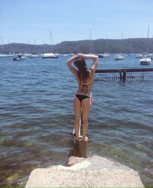 Alexis Young in a bikini - ass