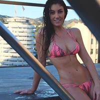 Christy May in a bikini