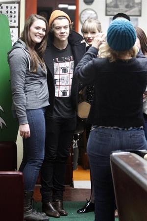 Taylor Swift - at Shamrock Tattoo 12/18/12  