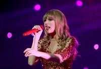 Taylor Swift on stage at the KIIS FM 2012 Jingle Ball concert at Nokia Theatre in Los Angeles - December 1, 2012 