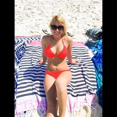 Mariah Alexis Vest in a bikini