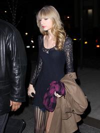 Taylor Swift leaving a theater in New York City June 12, 2012