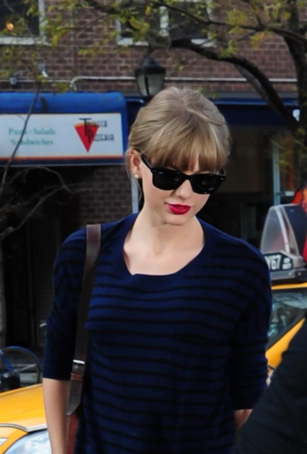 Taylor Swift out and about in New York March 12, 2012