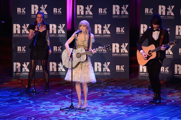 Taylor Swift Ripple of Hope Gala at The New York Marriott Marquis March 12, 2012 