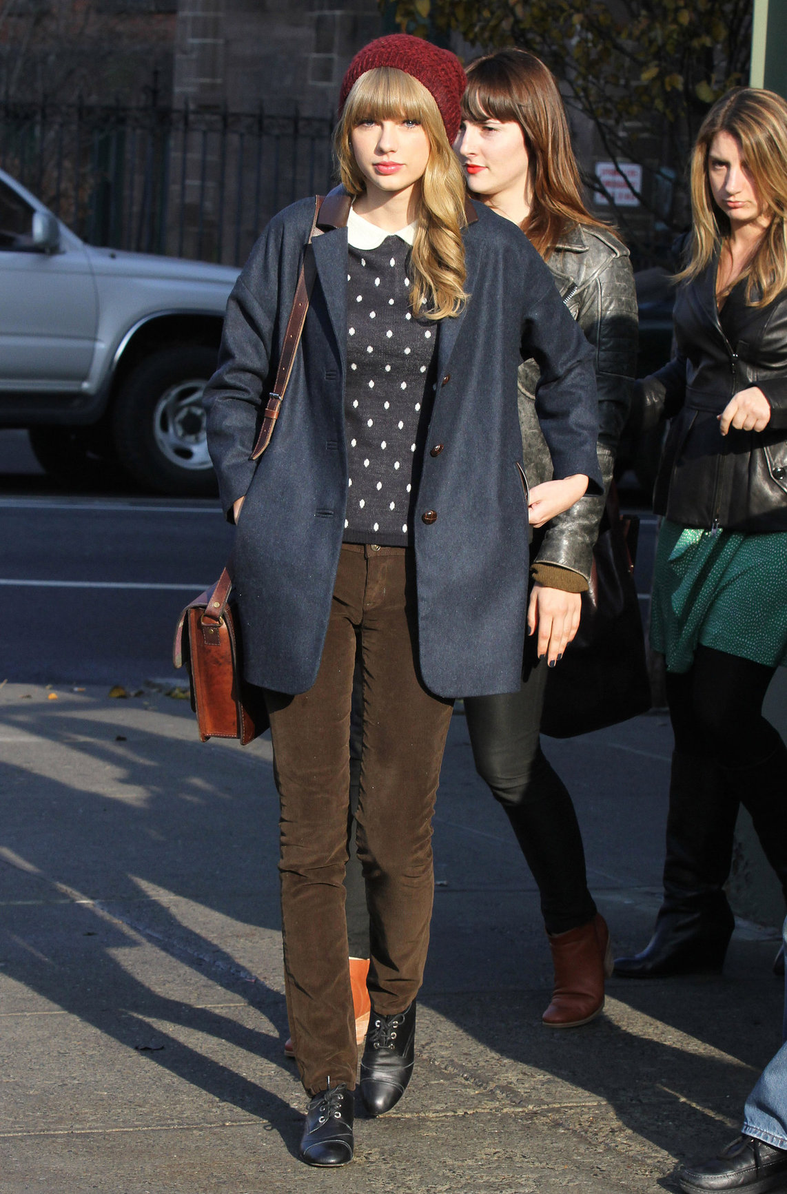 Taylor Swift leaving her hotel in New York City April 12, 2012