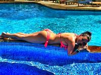 Marine Simoneau in a bikini