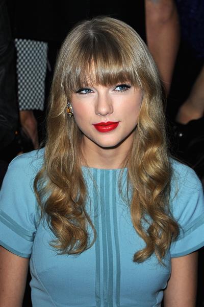 Taylor Swift at Elie Saab Spring Summer 2012/13 fashion show in Paris 10/3/12 