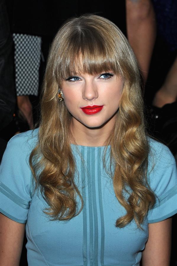 Taylor Swift at Elie Saab Spring Summer 2012/13 fashion show in Paris 10/3/12 