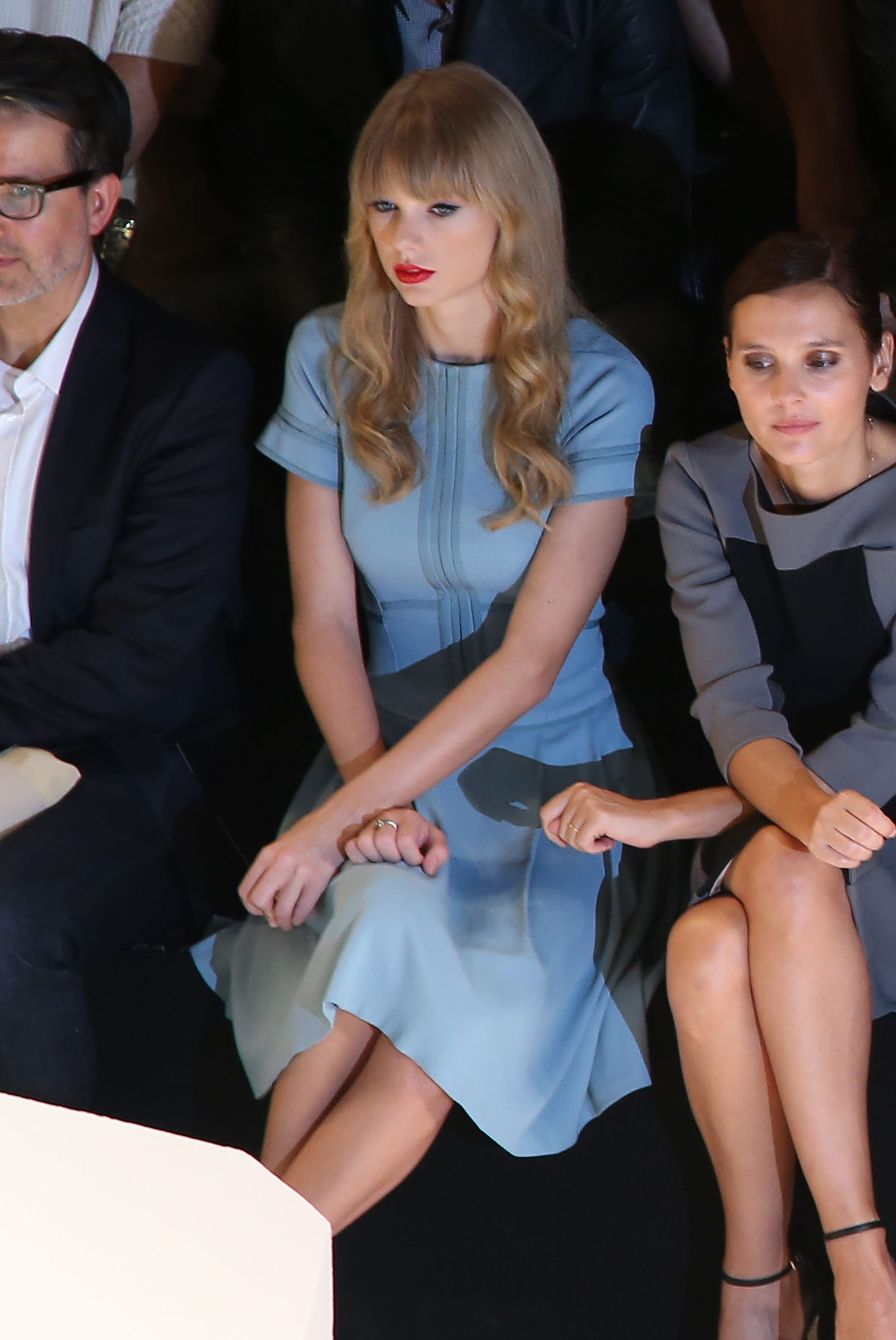 Taylor Swift at the Elie Saab Spring Summer 2012/13 fashion show in Paris 10/3/12 