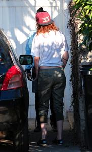 Kristen Stewart outside her home in LA 2/26/13 