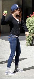 Kristen Stewart playing with a ball on the set of  Sils Maria  in Switzerland September 20, 2013  