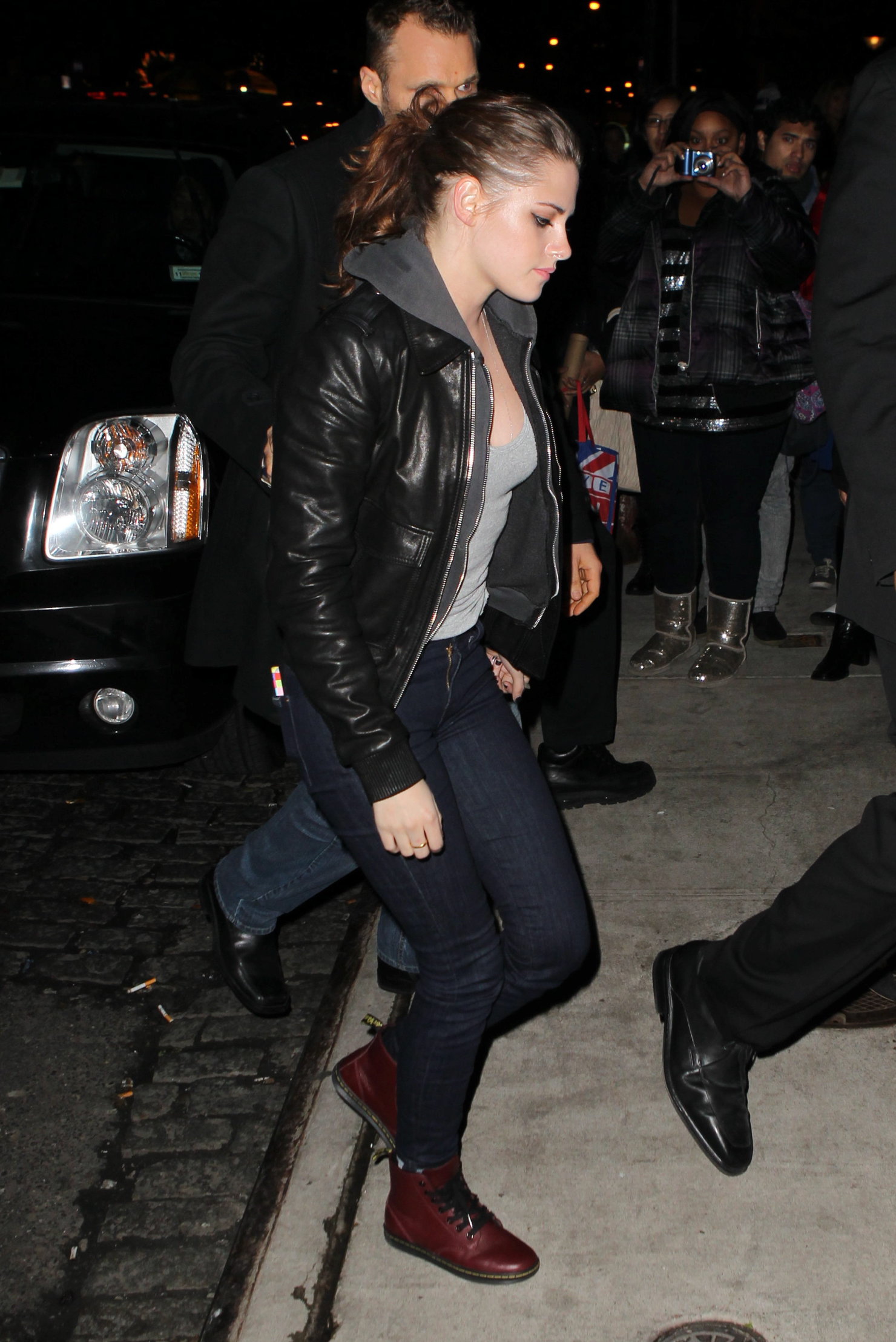 Kristen Stewart Pictures Kristen Stewart at the 'On the Road' after party at Abe and Arthur's in New York City December 13, 2012