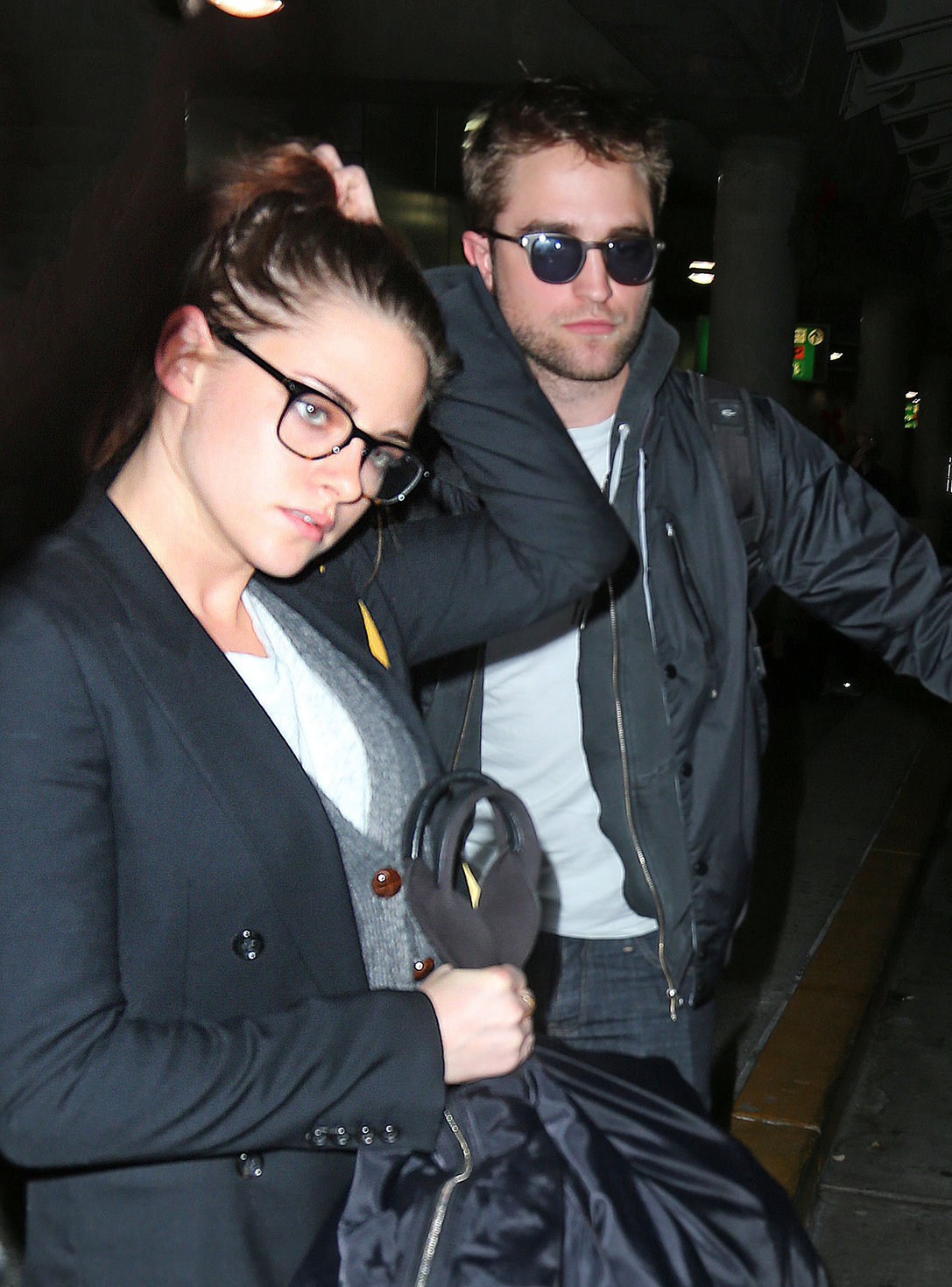 Kristen Stewart at JFK Airport in New York City 11/23/12 
