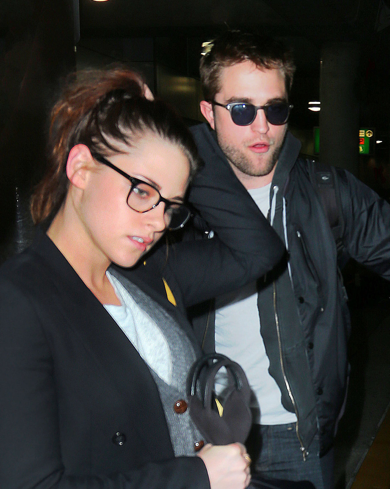 Kristen Stewart at JFK Airport in New York City 11/23/12 