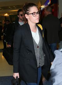 Kristen Stewart at JFK Airport in New York City 11/23/12 