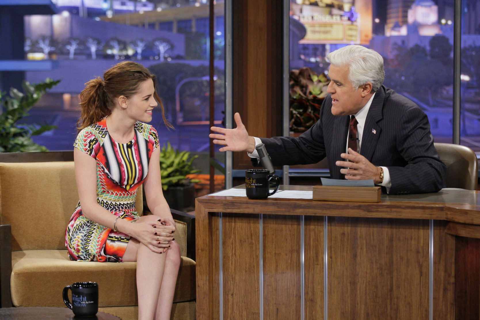 Kristen Stewart Pictures Kristen Stewart The Tonight Show with Jay Leno 11/5/12