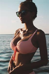 Viktoria Odintsova in a bikini