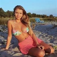 Angelika Nina Melnyk in a bikini