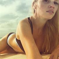 Lara Stone in a bikini