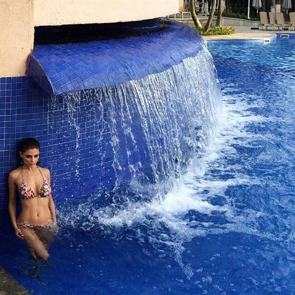 Karina Flores in a bikini