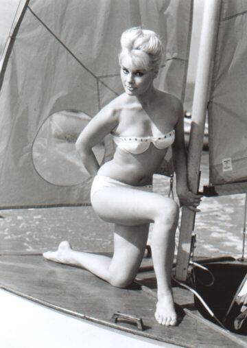 Elke Sommer in a bikini