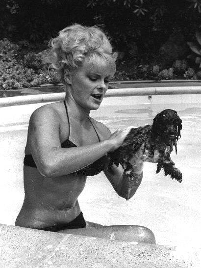 Elke Sommer in a bikini