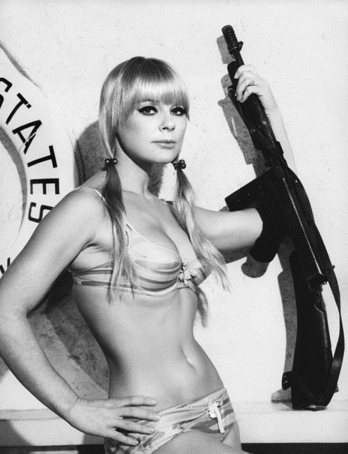 Elke Sommer in a bikini