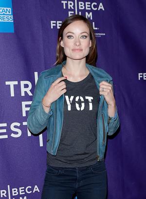 Olivia Wilde Tribeca Film Festival - Shorts Program -  The Rider and the Storm  - New York City - April 22, 2013