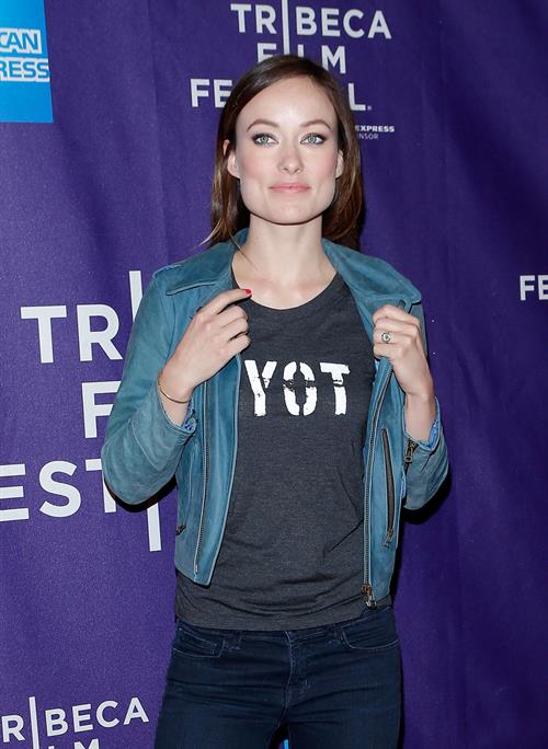 Olivia Wilde Tribeca Film Festival - Shorts Program -  The Rider and the Storm  - New York City - April 22, 2013
