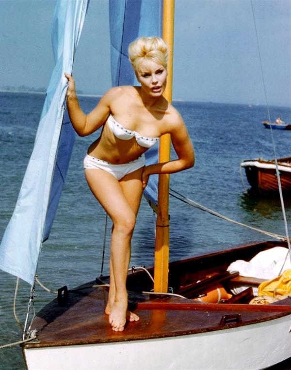 Elke Sommer in a bikini