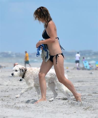 Olivia Wilde in a Bikini on the beach in Wilmington,North Carolina 8/22/12 
