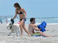 Olivia Wilde in a Bikini on the beach in Wilmington,North Carolina 8/22/12 