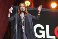 Olivia Wilde The Global Citizen Festival in Central Park to End extreme poverty on September 29, 2012 