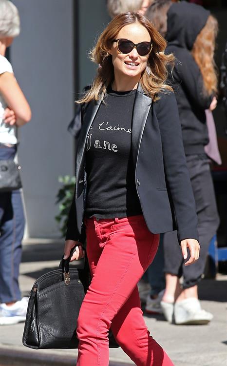 Olivia Wilde at Cafe Gitane in Nolita - September 24, 2012 