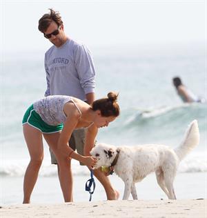 Olivia Wilde - on the beach in Wilmington,North Carolina - August 18 2012