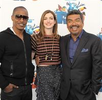 Anne Hathaway 20th Century Fox press day for Rio at Zanuck Theater January 28, 2011 