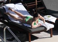 Kelly Brook bikini candids by the pool in Miami 2/1/13 
