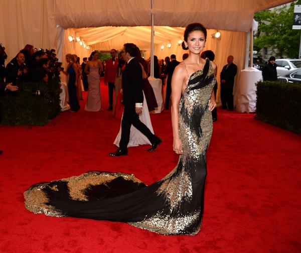 Nina Dobrev Metropolitan Museum of Arts Costume Institute Gala 07 05 12 