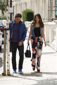 Kelly Brook walking in London - July 30, 2012