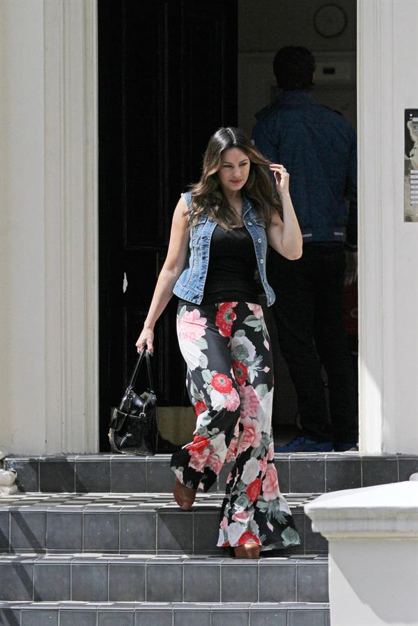 Kelly Brook walking in London - July 30, 2012