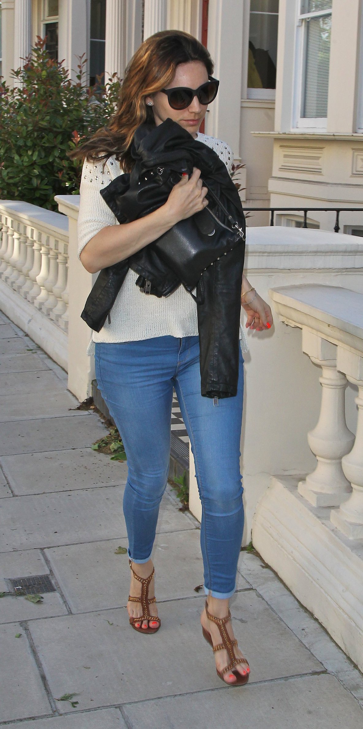 Kelly Brook - At her London Home, June 10, 2012