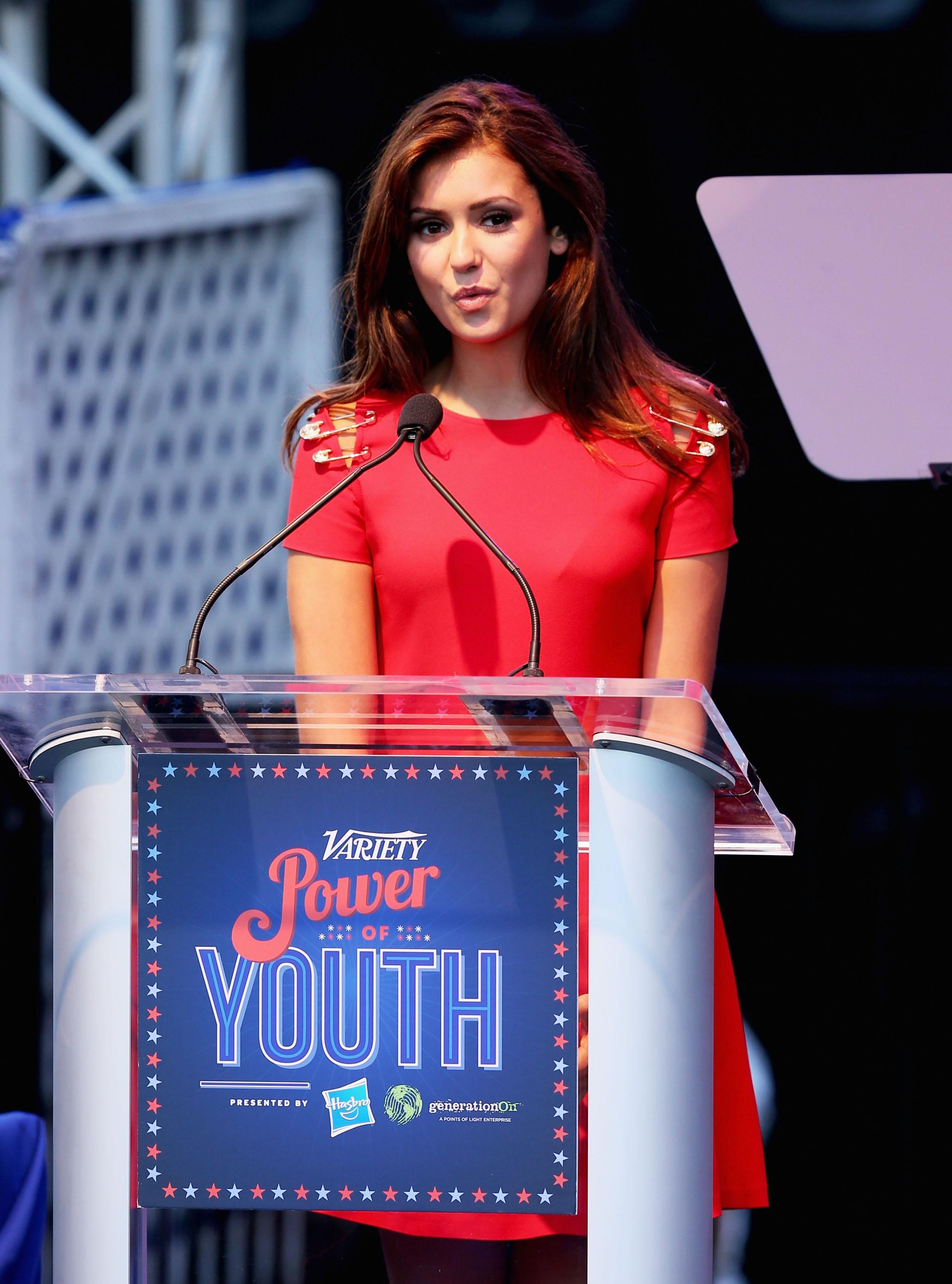 Nina Dobrev - Variety's Power of Youth 7/27/13  