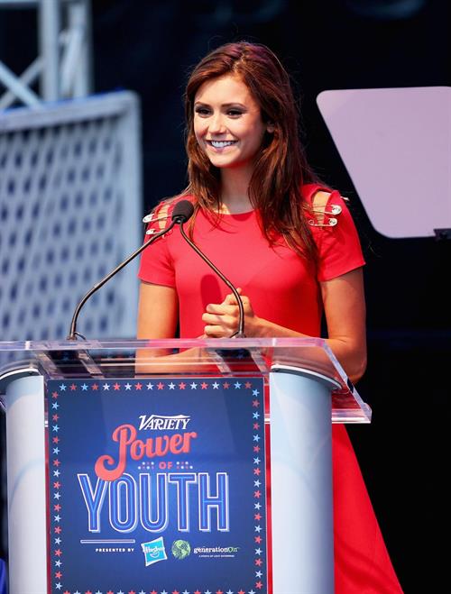 Nina Dobrev - Variety's Power of Youth 7/27/13  