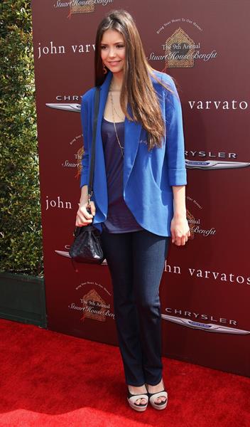 Nina Dobrev 9th annual John Varvatos Stuart House benefit in Los Angeles 11-3-2012